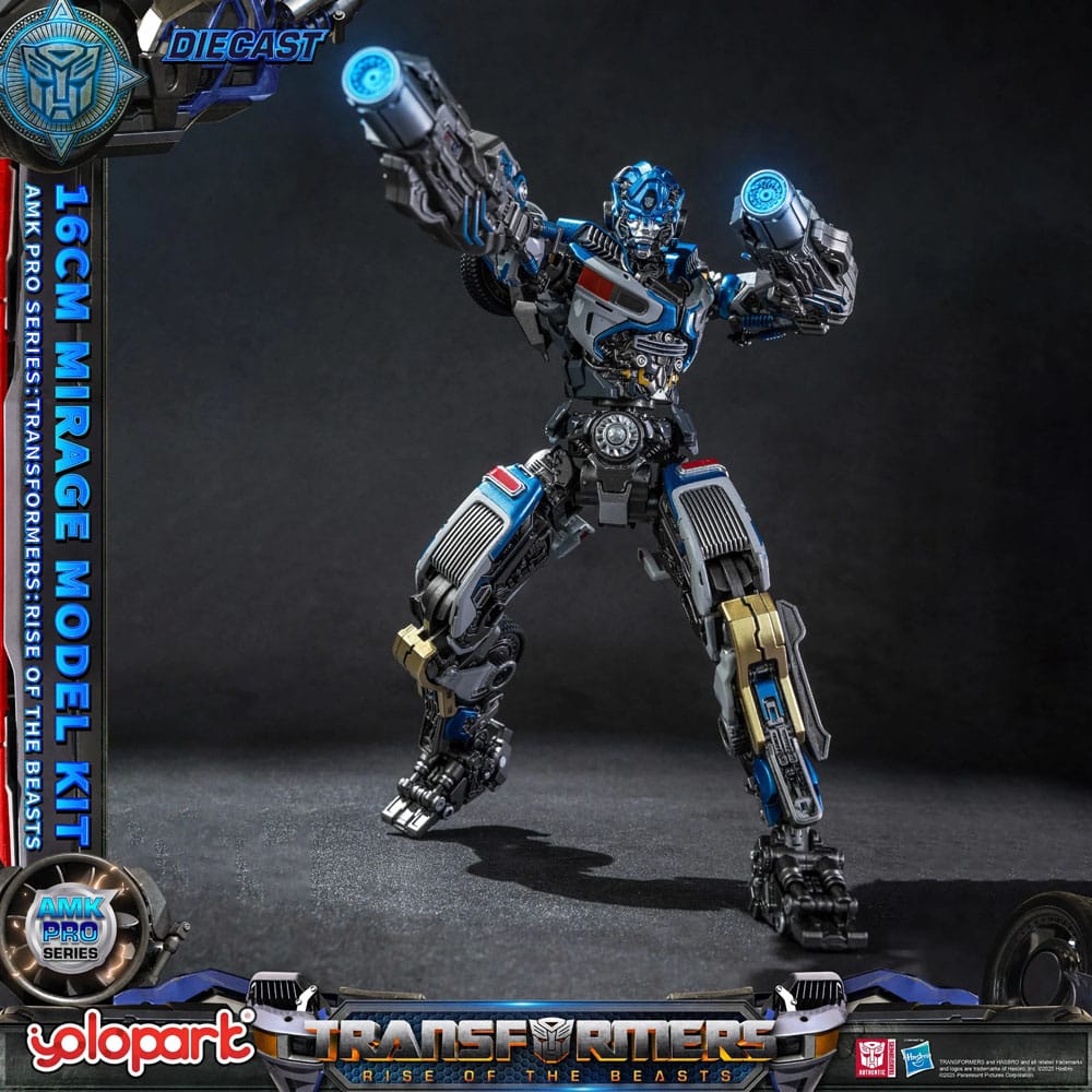 🧪 LAB | SU ORDINAZIONE Transformers: Rise of the Beasts AMK Pro Series Plastic Model Kit Mirage (Oversea Version) 16 cm 