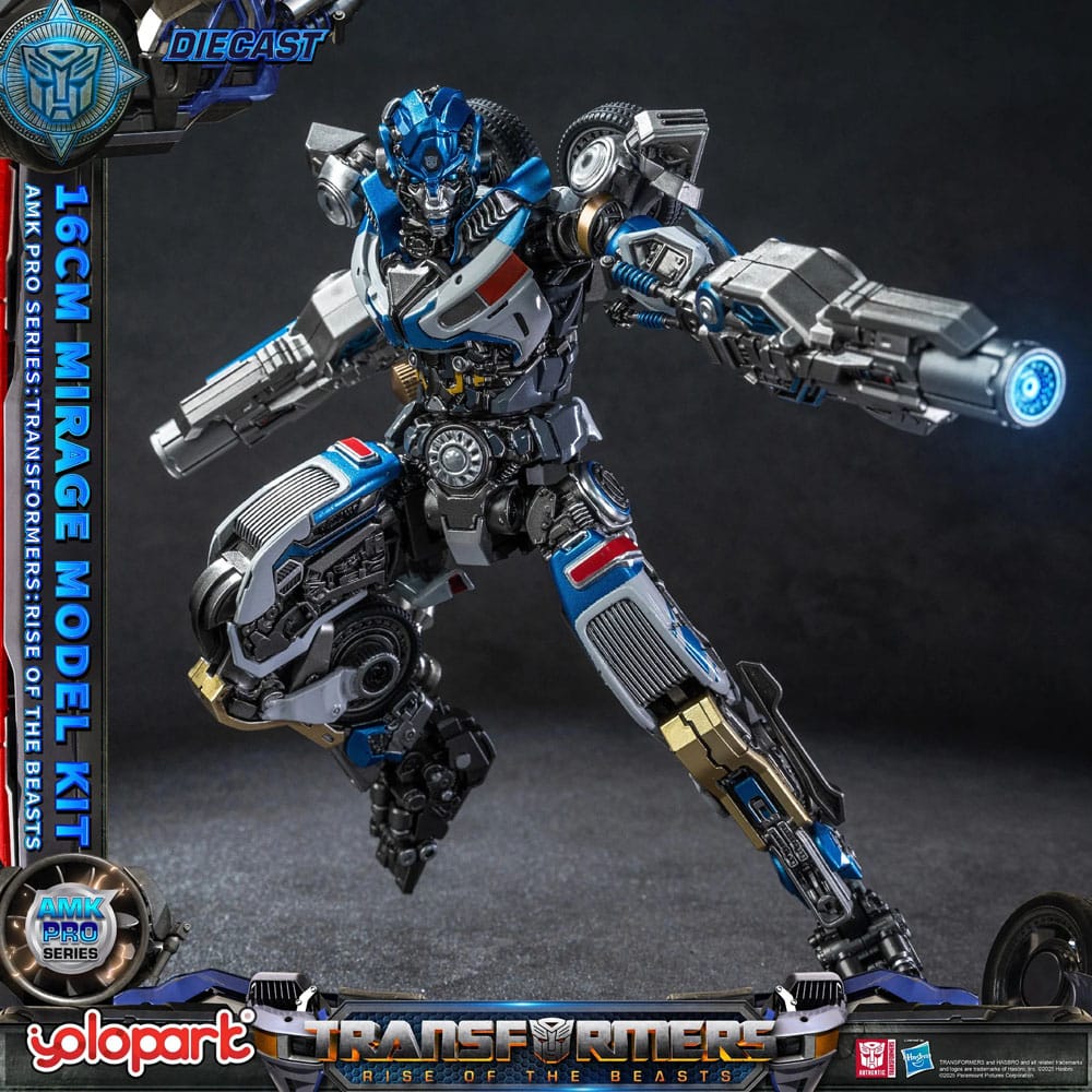 🧪 LAB | SU ORDINAZIONE Transformers: Rise of the Beasts AMK Pro Series Plastic Model Kit Mirage (Oversea Version) 16 cm 