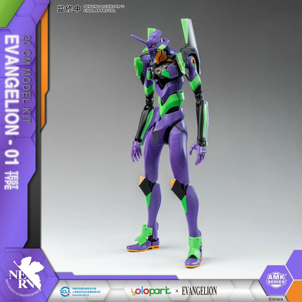 SU ORDINAZIONE Neon Genesis Evangelion AMK Series Plastic Model Kit Eva-01 20 cm