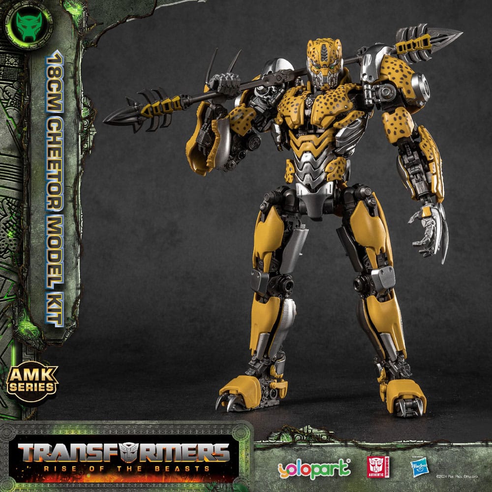 🧪 LAB | SU ORDINAZIONE Transformers: Rise of the Beasts AMK Series Plastic Model Kit Cheetor 22 cm