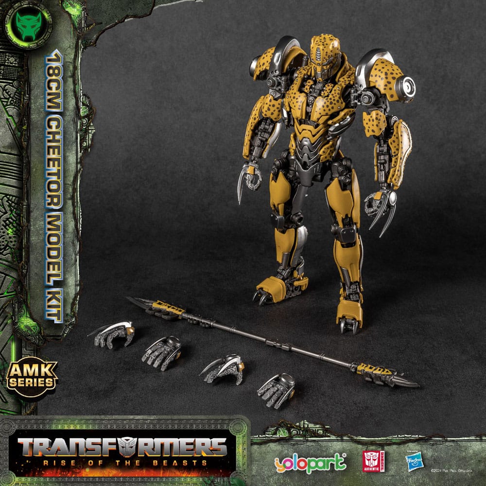 🧪 LAB | SU ORDINAZIONE Transformers: Rise of the Beasts AMK Series Plastic Model Kit Cheetor 22 cm