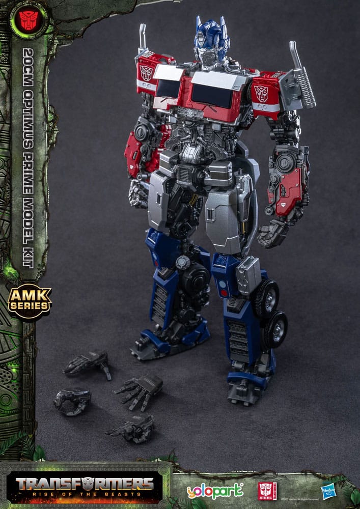 🧪 LAB | SU ORDINAZIONE Transformers: Rise of the Beasts AMK Series Plastic Model Kit Optimus Prime 20 cm