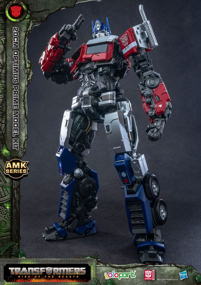 🧪 LAB | SU ORDINAZIONE Transformers: Rise of the Beasts AMK Series Plastic Model Kit Optimus Prime 20 cm