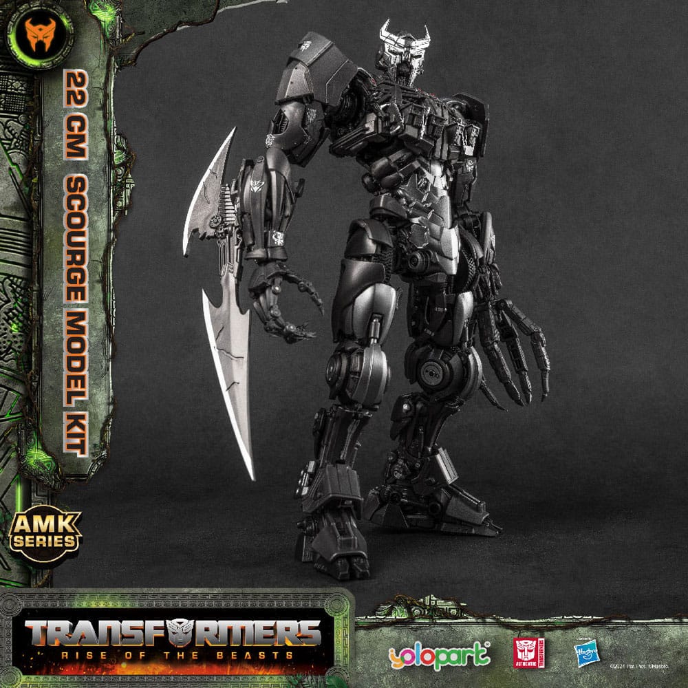 🧪 LAB | SU ORDINAZIONE Transformers: Rise of the Beasts AMK Series Plastic Model Kit Scourge 22 cm