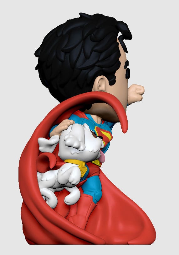 🧪 LAB | SU ORDINAZIONE Superman 2025 Vinyl Figure Superman & Krypto 13 cm                