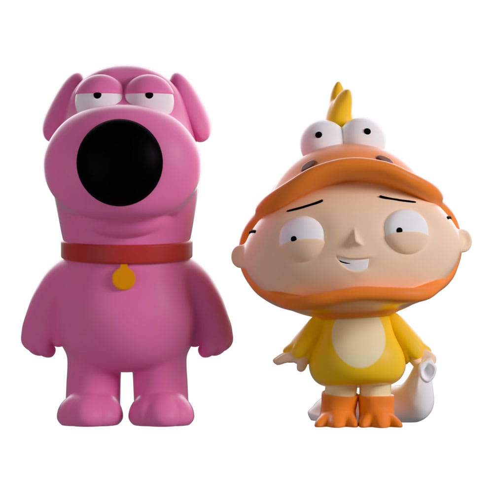 SU ORDINAZIONE Family Guy Vinyl Figures 2-Pack Stewie & Brian Trick-Or-Treating 10 cm