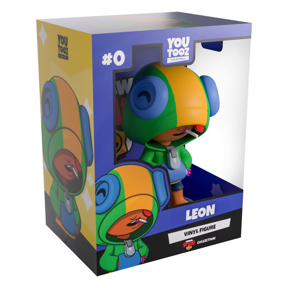 🧪 LAB | SU ORDINAZIONE Brawl Stars Vinyl Figure Leon 10 cm  