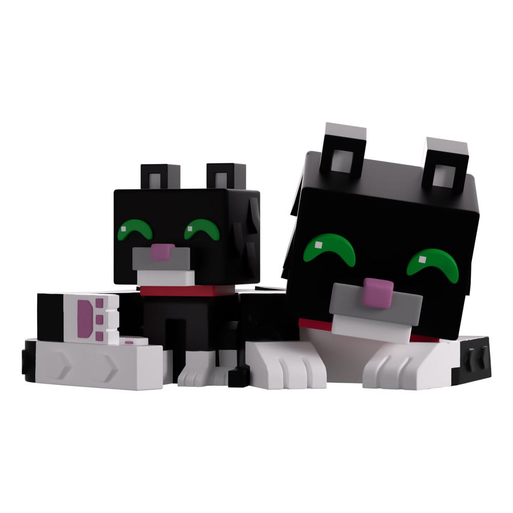 🧪 LAB | SU ORDINAZIONE Minecraft Vinyl Figure Tuxedo Cat 6 cm     