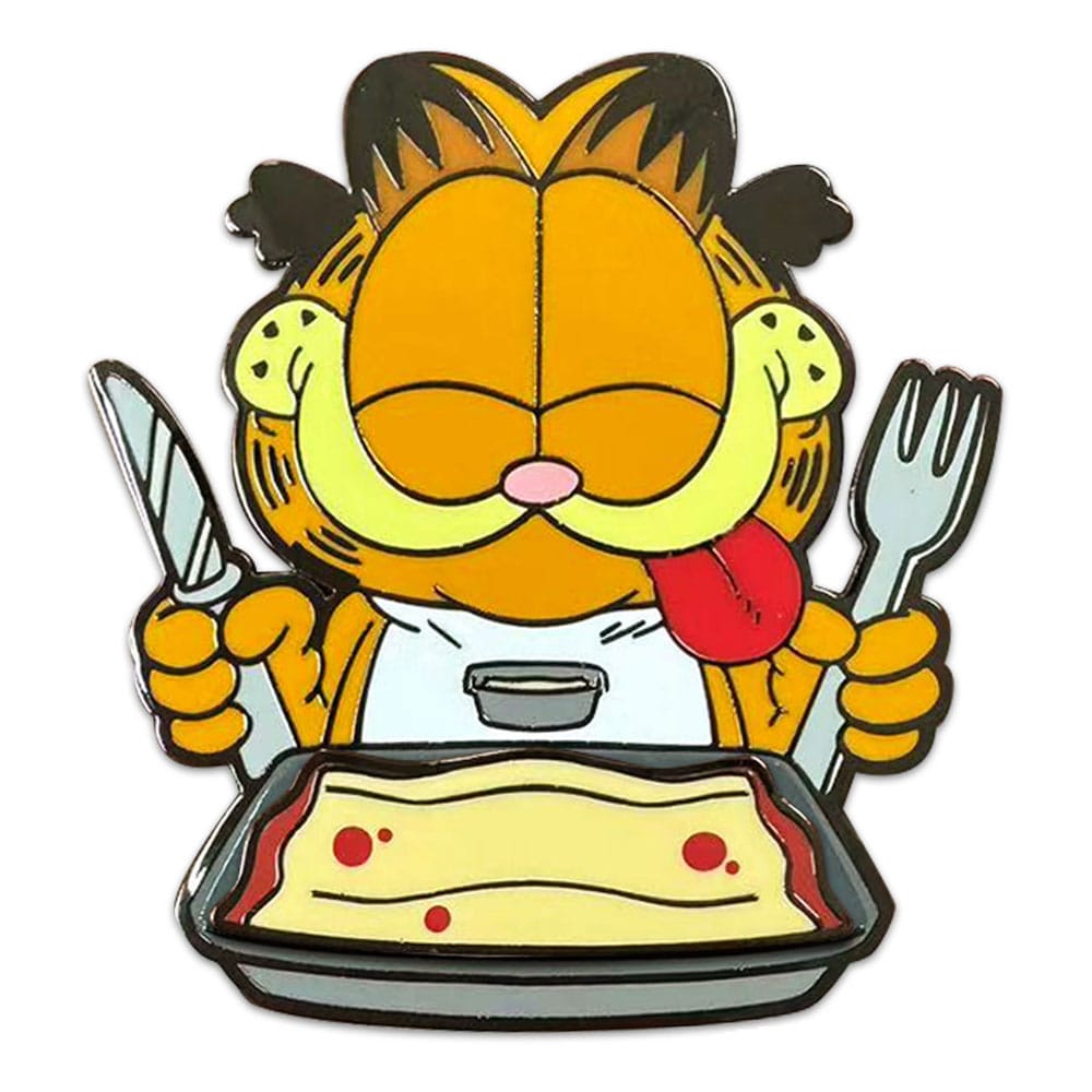 🧪 LAB | SU ORDINAZIONE Garfield Pin Badge Disco Garfield Lasagna Dinner 5 cm          