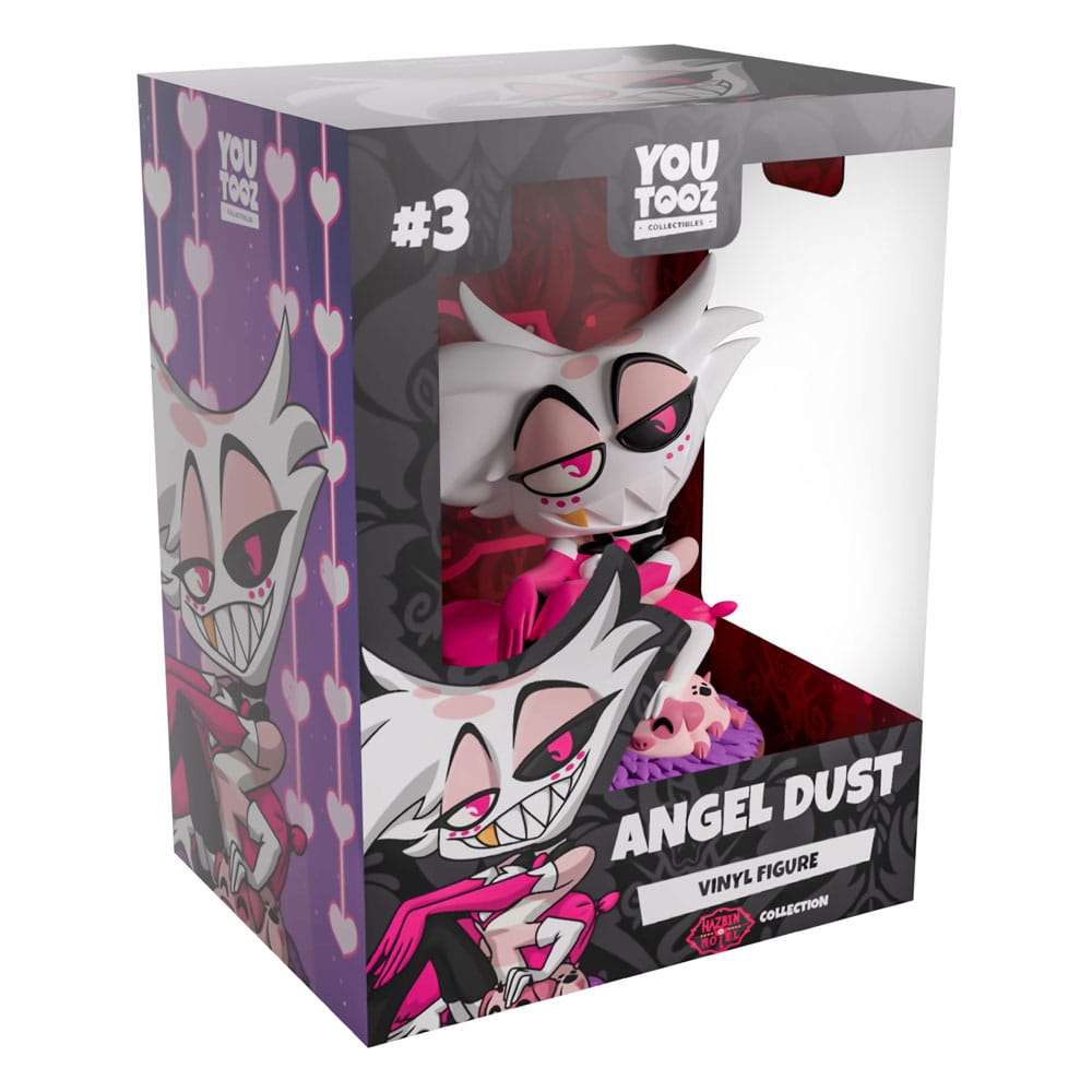 PREORDINE 08/2025 Hazbin Hotel Vinyl Figure Angel Dust 10 cm  (PREORDINE NON CANCELLABILE)